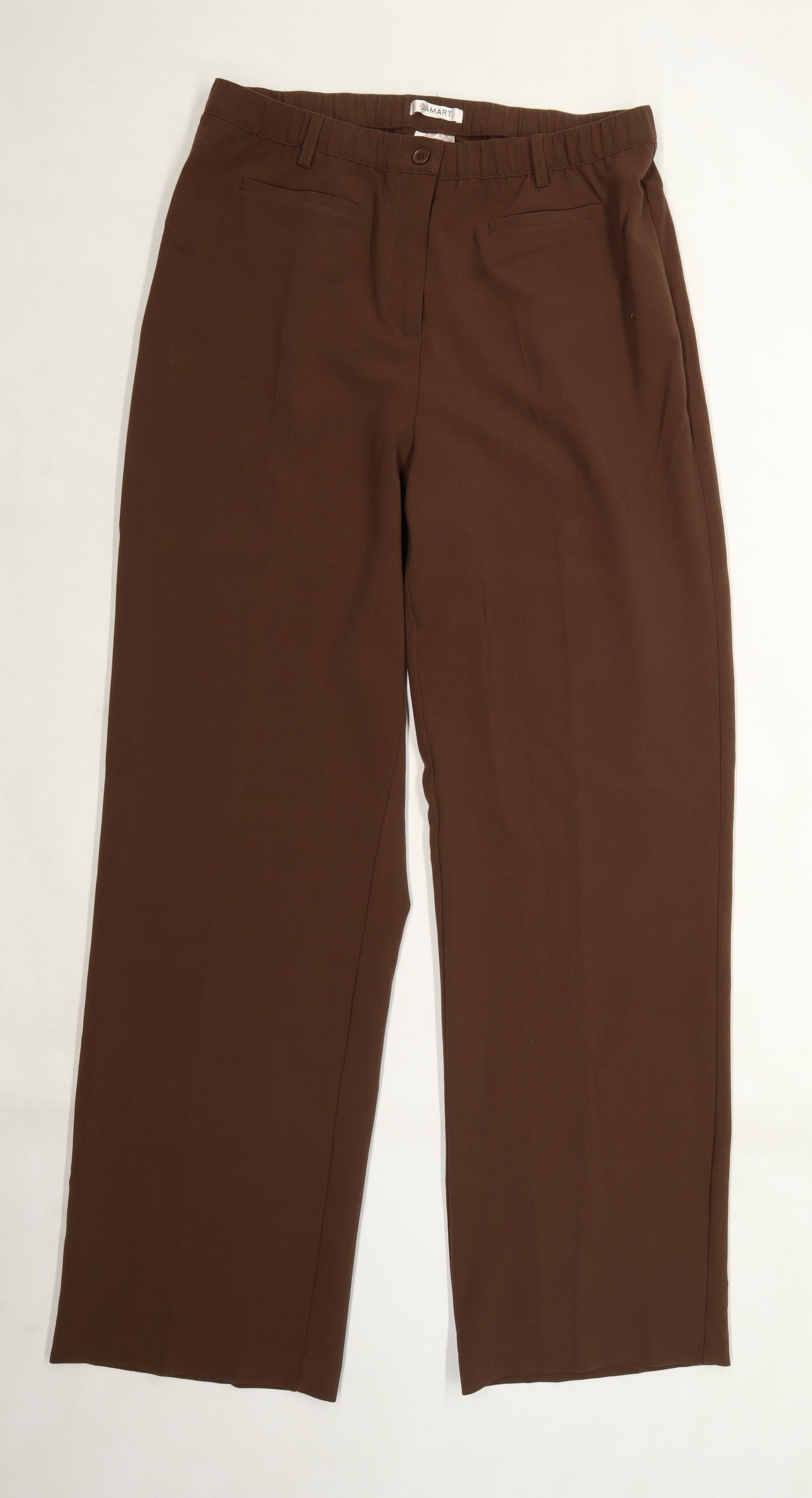 Damart Womens Brown Trousers Size 14 L29 in | eBay