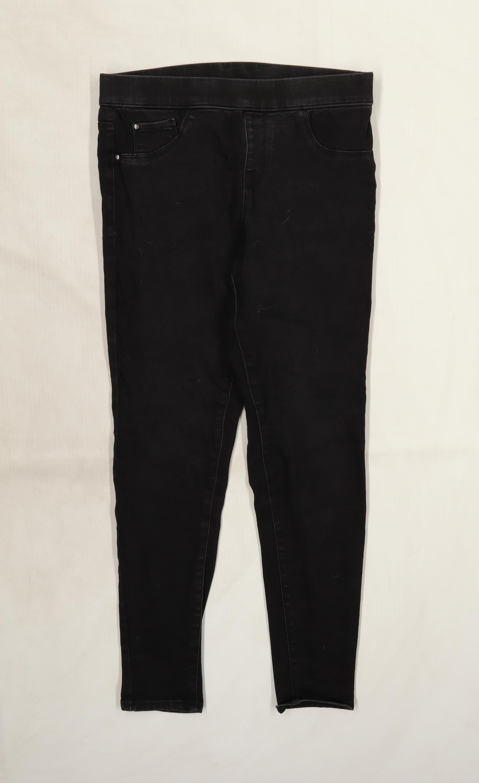 George Womens Black Straight Leg Stretch Trousers Size 18S - ASDA Groceries
