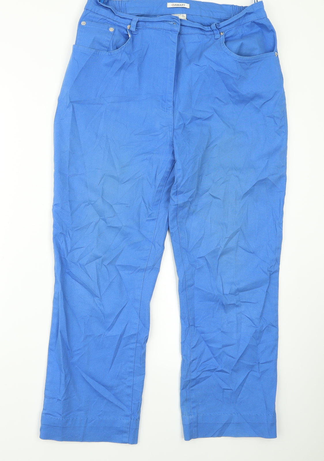 Damart Womens Blue Trousers Size 14 L23 in Rewards - Monetha