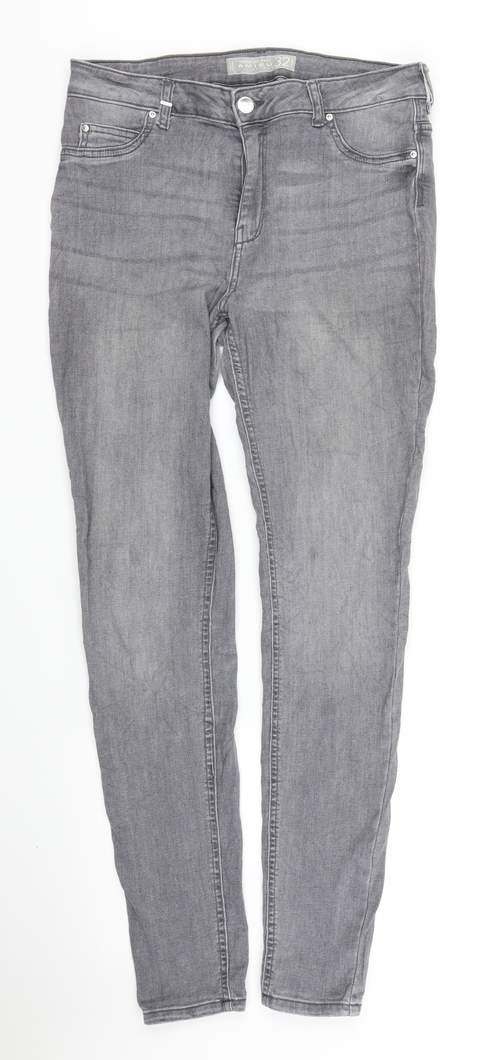 Amisu Womens Grey Denim Jegging Jeans 32 L29 in Rewards - Monetha