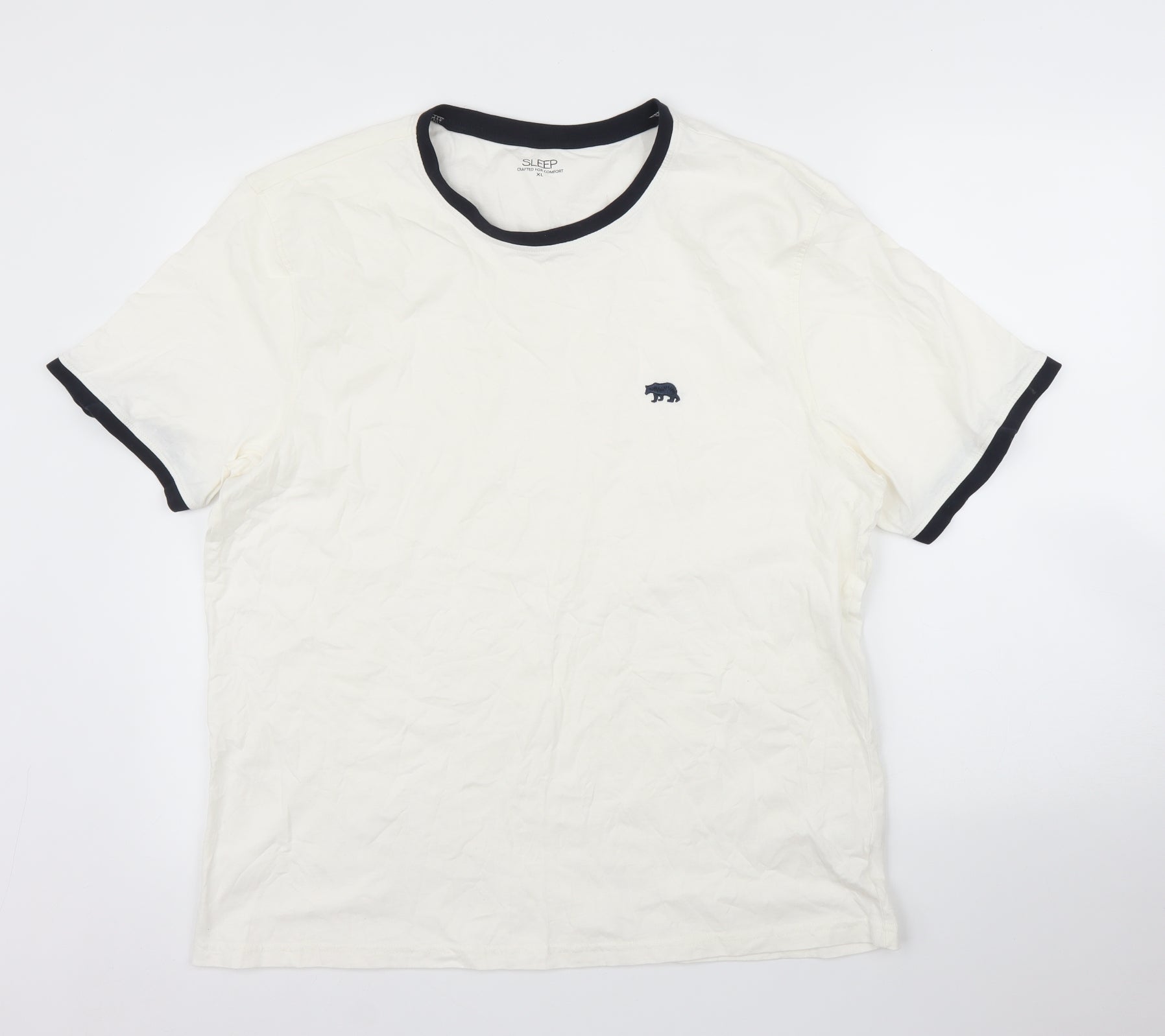 Matalan Mens White T-Shirt Size XL - PJ top Rewards - Monetha