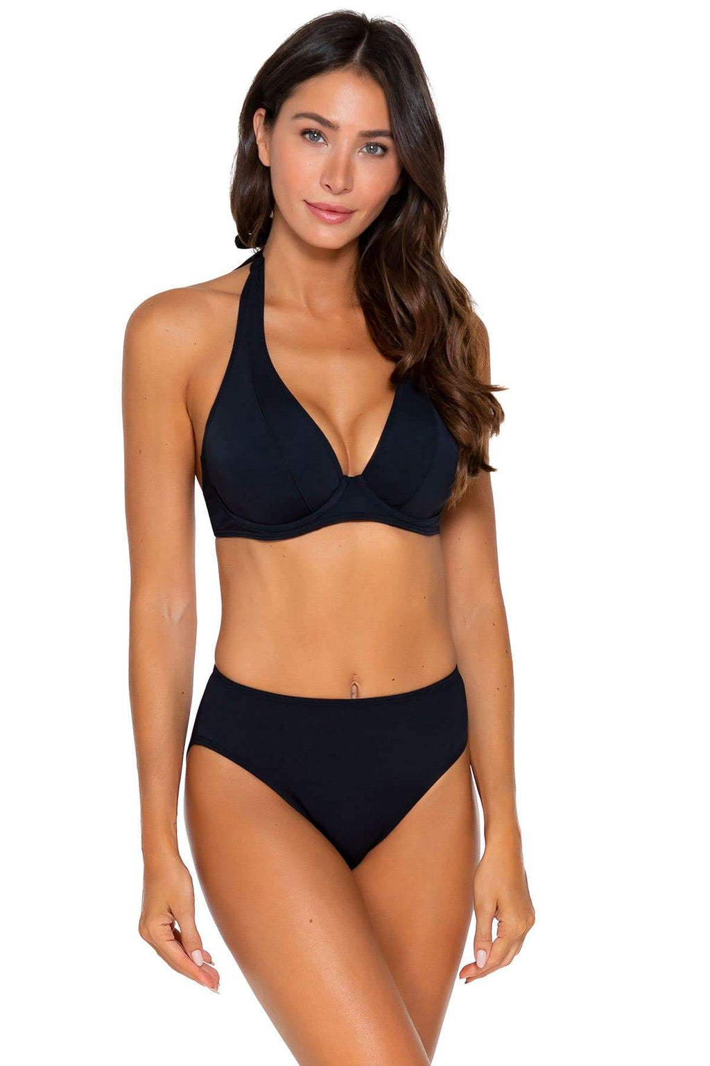 Muse Underwire Halter Bikini Top (D+ Cup)