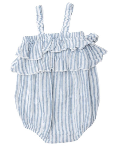 Angel Dear Boho Ruffle Ticking Stripe