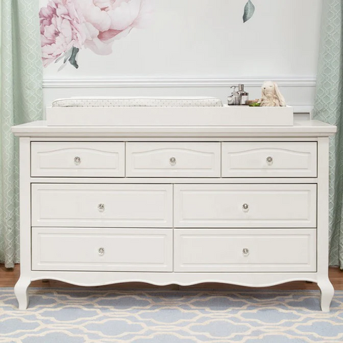 Franklin and Ben Mirabelle 7-Drawer Dresser - Warm White