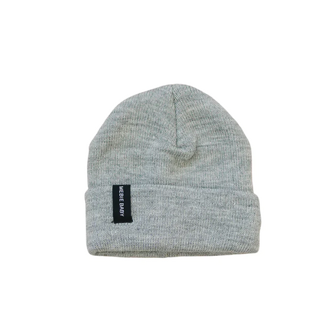 Mebie Baby Beanie - Light Grey