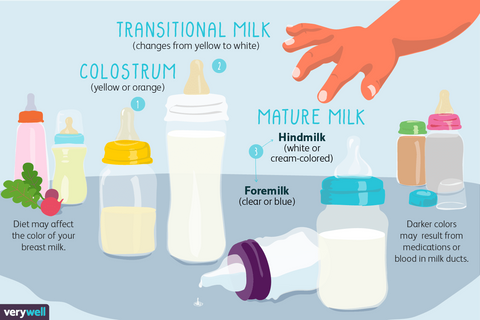 Types of milk from verywell family