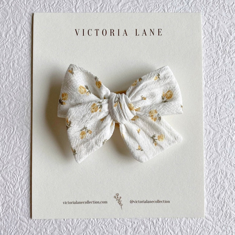 Victoria Lane Collection Petite Bow Nylon Headband - The Ivy