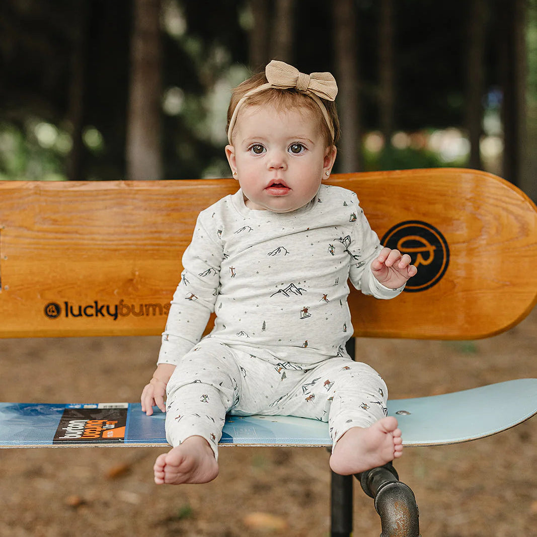 Mebie Baby Cozy Set - Ski Print thumbnail