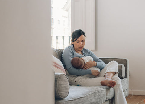 woman breastfeeding