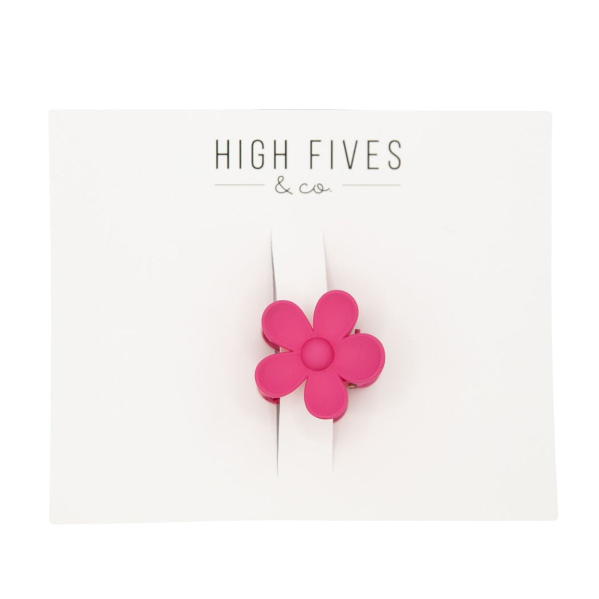 High Fives Flower Hair Claw Clips - 1.35" | The Baby Cubby