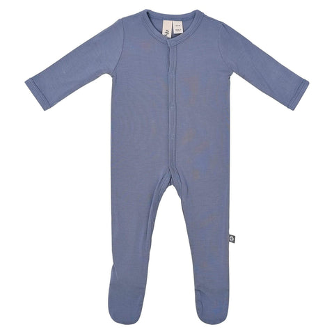 Trail Print Zippered Bamboo Footie by Kyte Baby