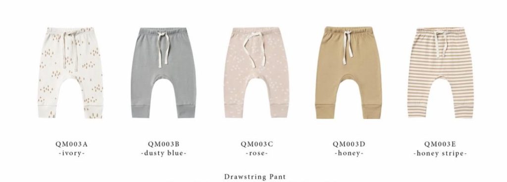 Quincy Mae Honey Stripe Drawstring Pant