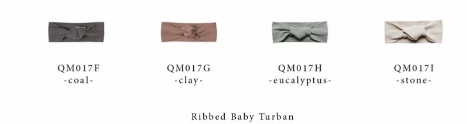 Quincy Mae Clay Ribbed Turban Headband