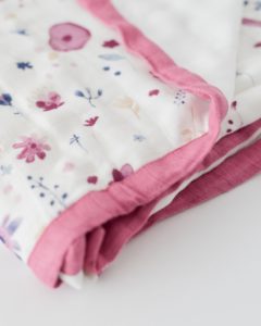 Little Unicorn Bamboo Deluxe Muslin Quilt - Fairy Garden