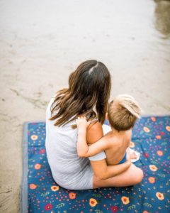 Outdoor Blanket - Midnight Poppy