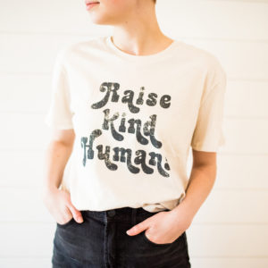 Blank Paige Raise Kind Humans Short Sleeve Top