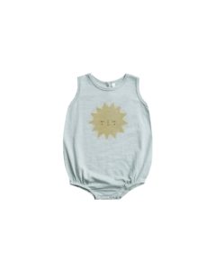 Rylee and Cru Soft Blue Sun Bubble Onesie