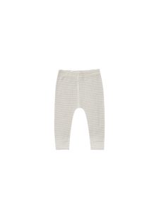 Quincy Mae Fog Stripe Ribbed Jersey Legging