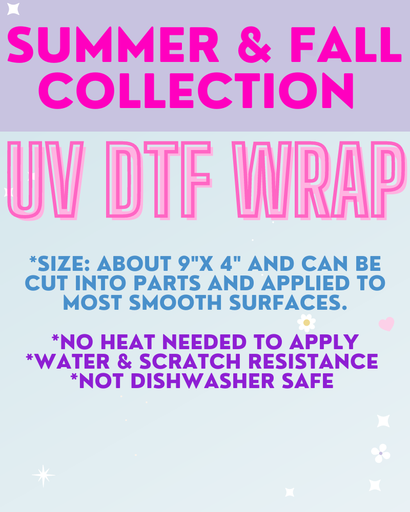 BULK UV DTF Wraps - each Wrap less than $1.80