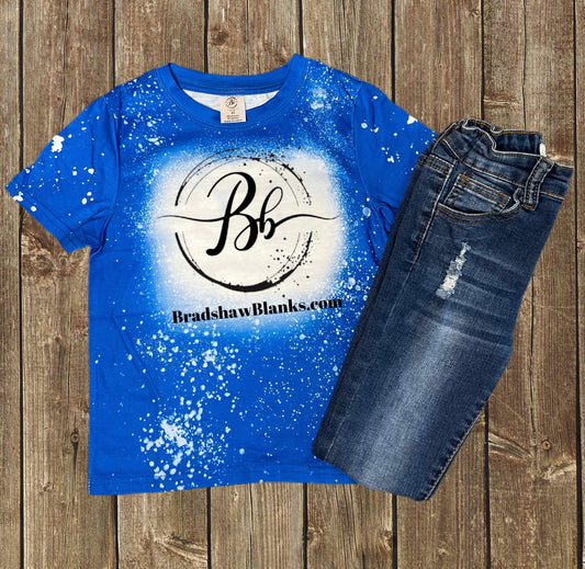Blue Bleach Digital Mockup with Jeans