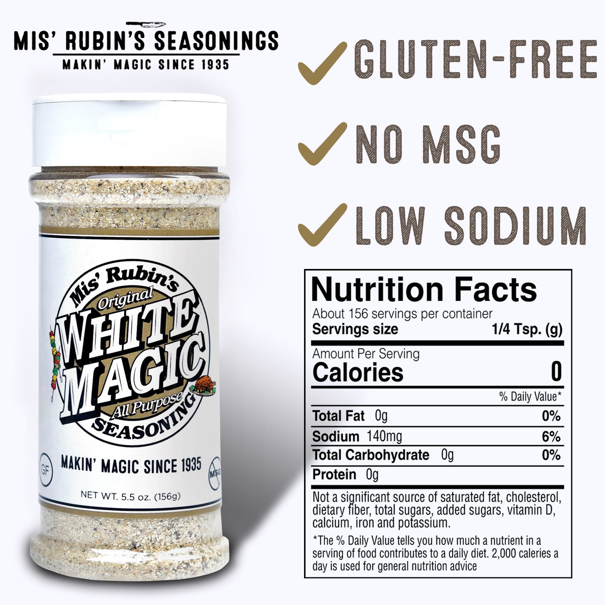Mis' Rubin's White Magic Seasoning – Mis' Rubin's Seasonings