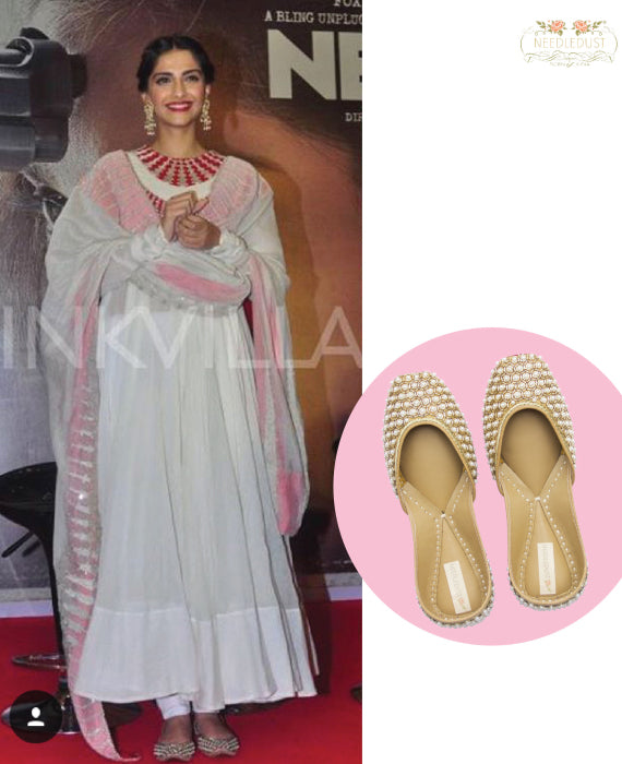 Sonam Kapoor IN NEEDLEDUST JUTTI