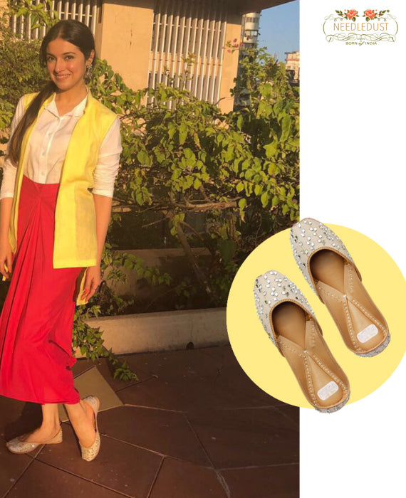 Divya Khosla Kumar IN NEEDLEDUST JUTTI