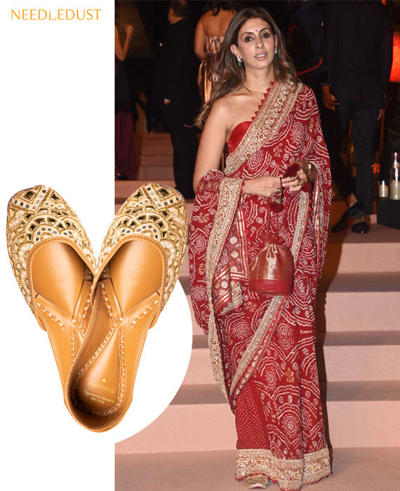 Shweta Bachchan Nanda IN NEEDLEDUST JUTTI