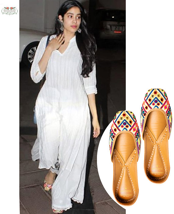 Janhvi Kapoor IN NEEDLEDUST JUTTI