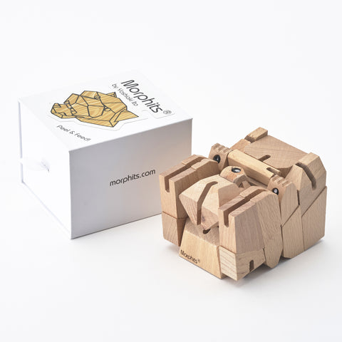 Precision in Play: The Intricate Craftsmanship of Morphits Wooden Toys Cuboid