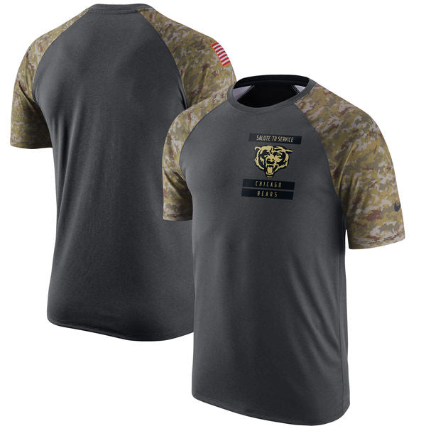 Chicago Bears Salute To Service Men's Camo Tee Shirt