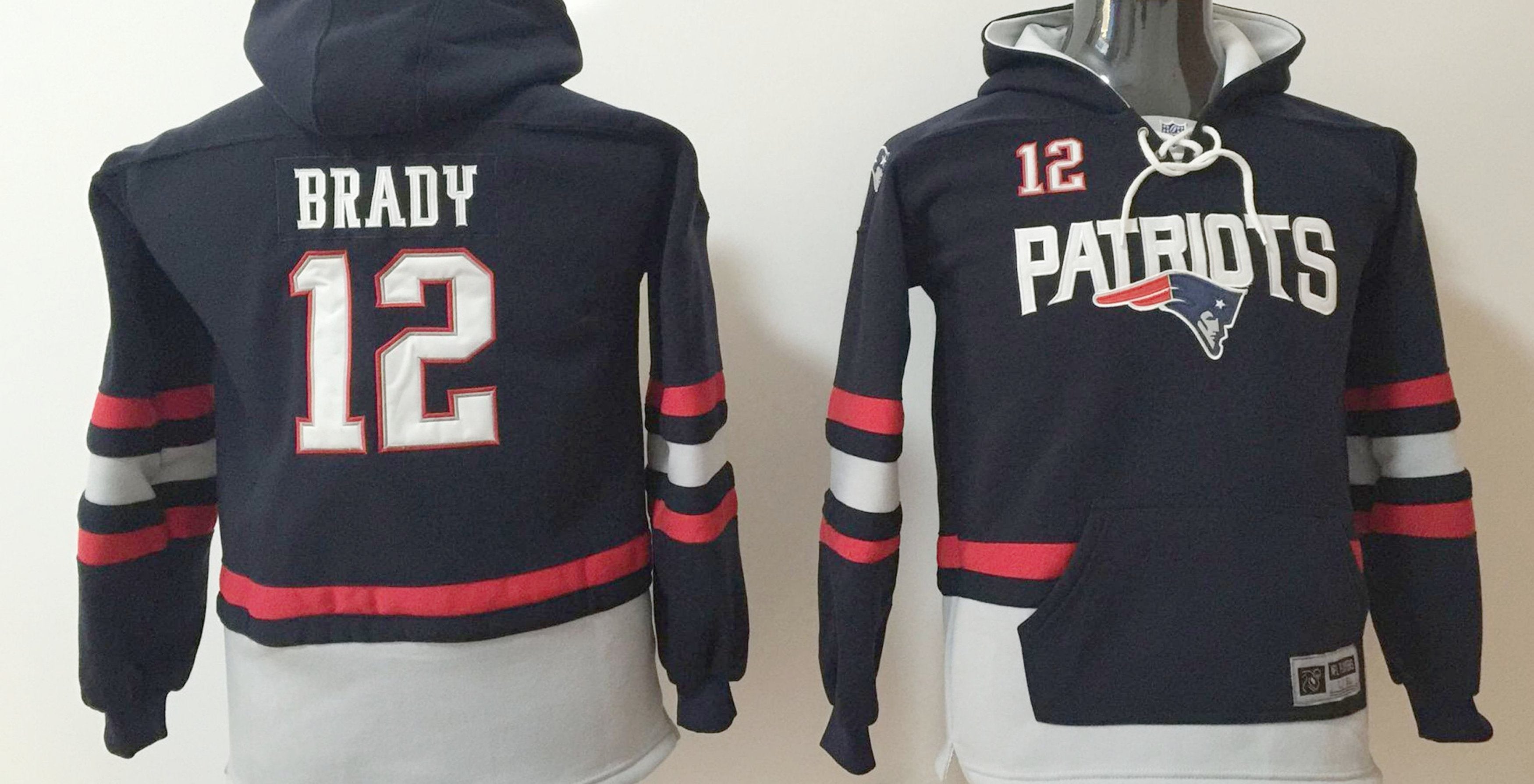 patriots hockey style hoodie