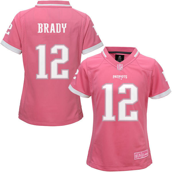 pink tom brady womens jersey