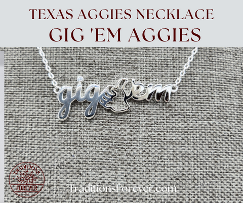 Texas A&M Gig 'Em Thumbs Up Earrings