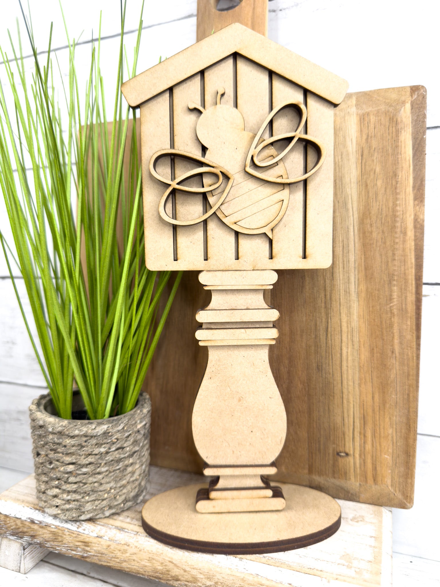 Honey Bee House Insert for Spindle Base