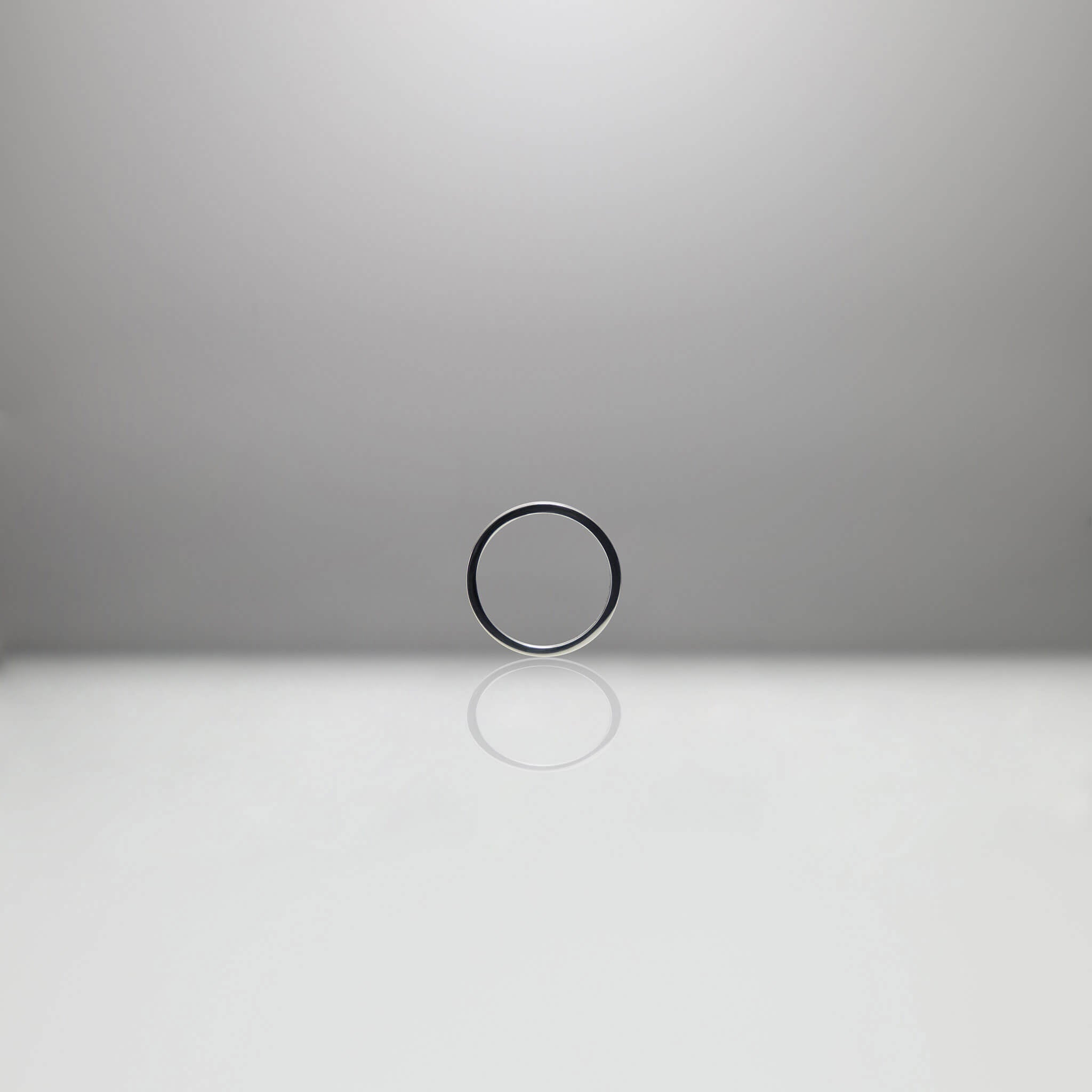 Round Silver Ring - Minimalux
