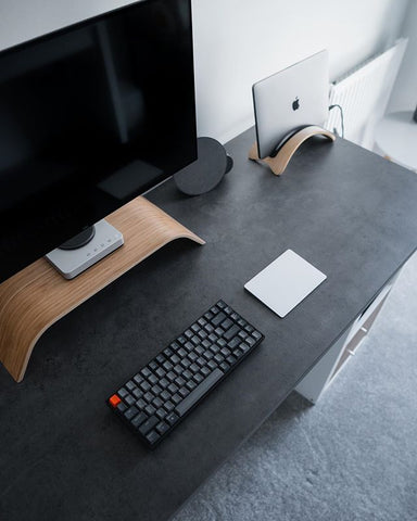 Wooden monitor stand for Desk