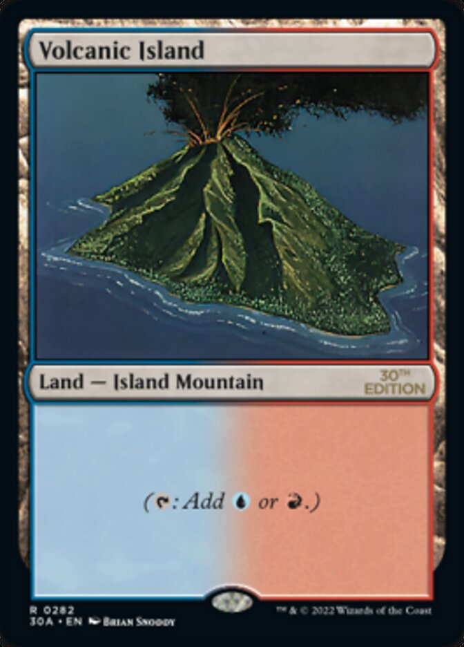 MTG Volcanic Island-