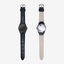 Load image into Gallery viewer, Gianni &amp; Raphael Classic Fashion Unisex Print Black Quartz Watch
