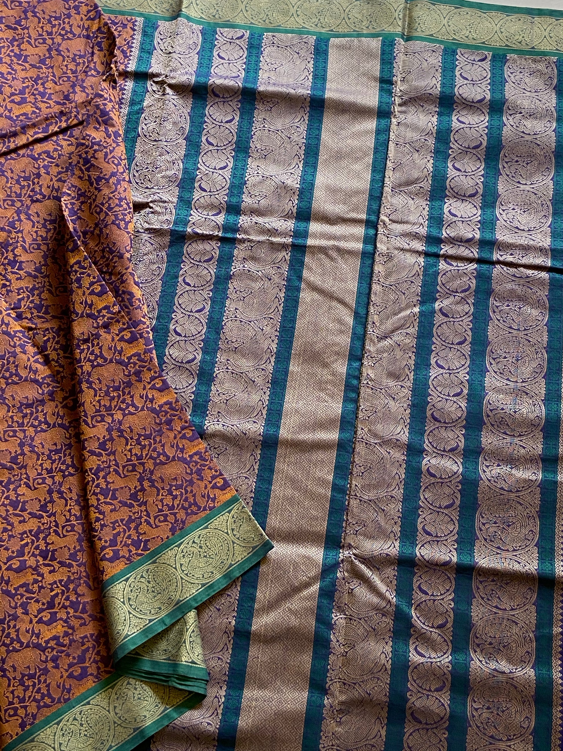 All over vanasingaram - Kanchi cotton sarees – chithraloomsbyCK