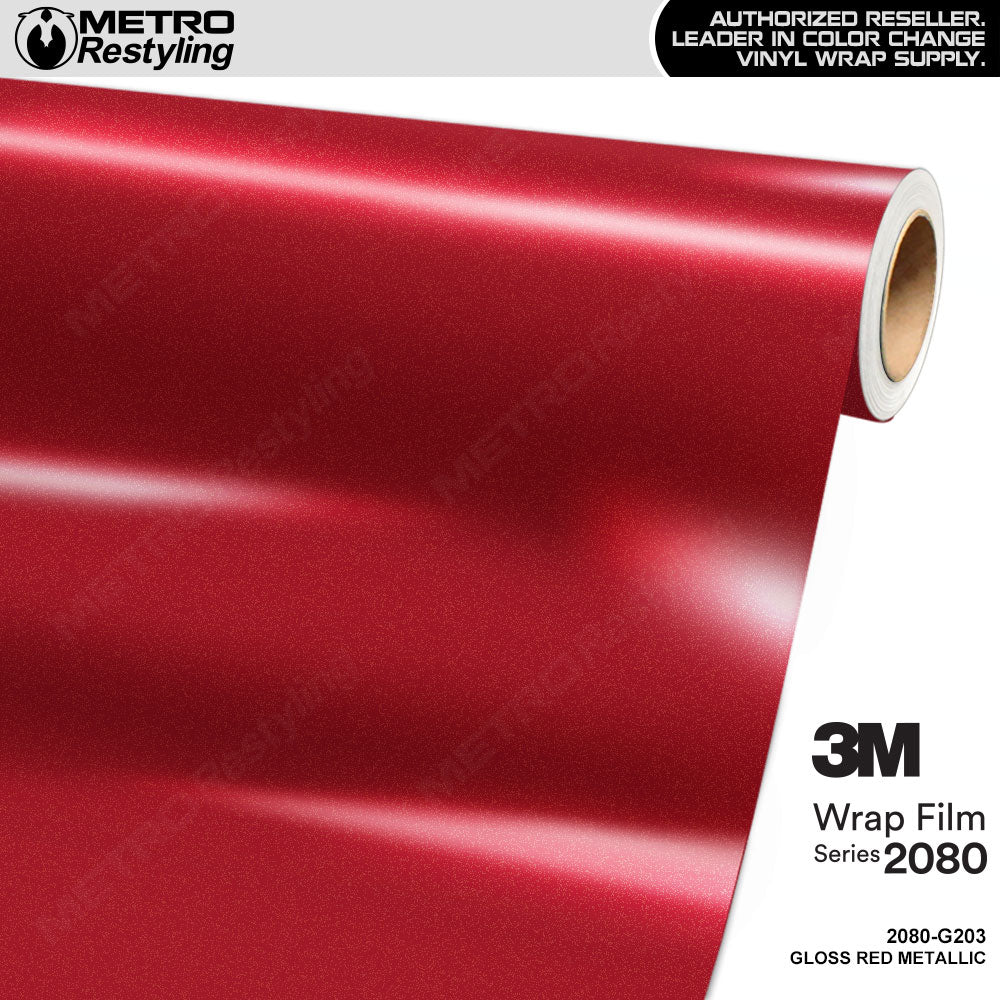 Film covering 3M 2080 effet glossy rouge