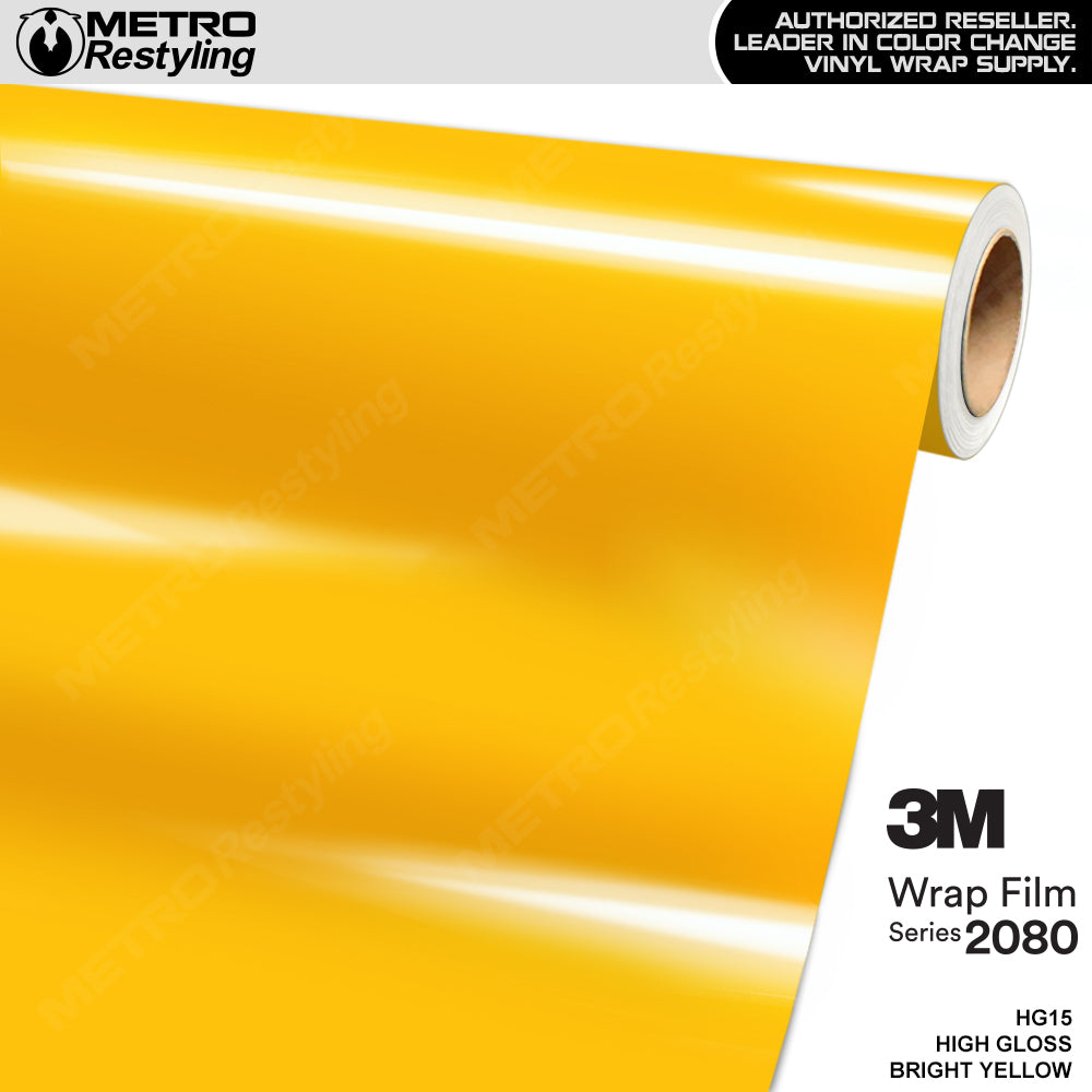 Film vinyle teinté jaune brillant pour phares antibrouillard – 30