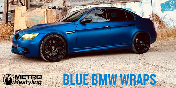Blue BMW Wraps