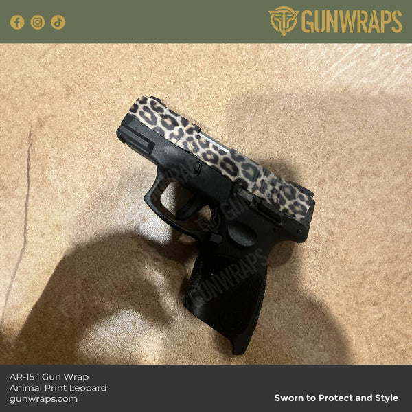 Pistol Slide Animal Print Cheetah Gun Skin Vinyl Wrap