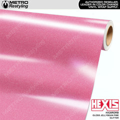 Hexis Gloss Jellybean Pink Glitter Vinyl Wrap | HX20RDRB