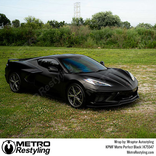 KPMF K75400 Matte Perfect Black Vinyl Wrap | K75547