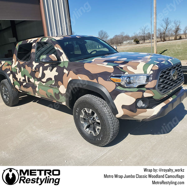 Camouflage Truck Wrap
