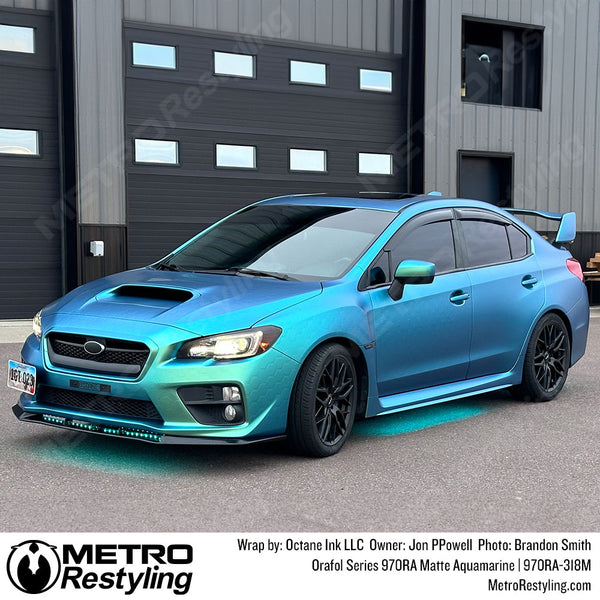 Orafol 970RA Matte Aquamarine Vinyl Wrap | 970RA-318M