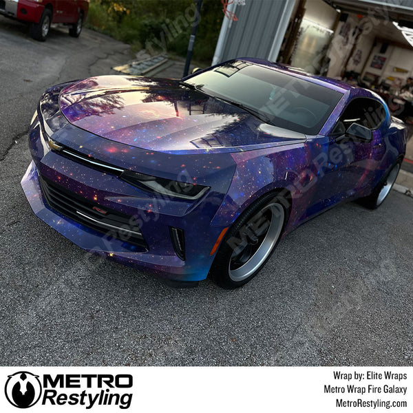 Metro Wrap Fire Galaxy Vinyl Film