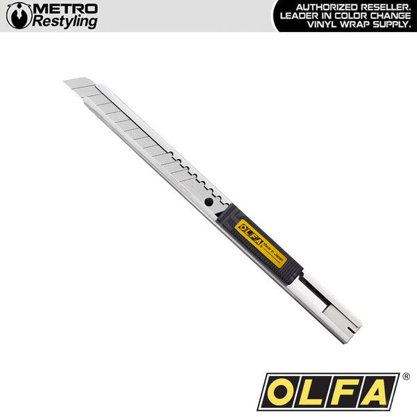 OLFA 9mm Stainless Steel Snap-Off Auto-Lock Blade Knife | SVR-2